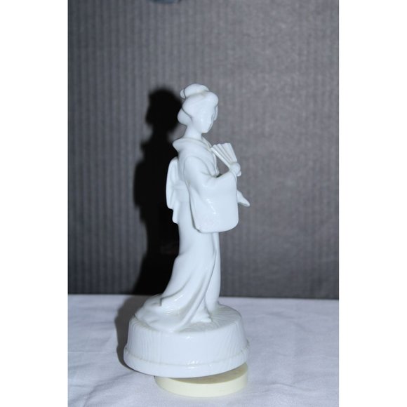 Porcelain Geisha Girl Music Box - Made in Japan - Picture 6 of 8